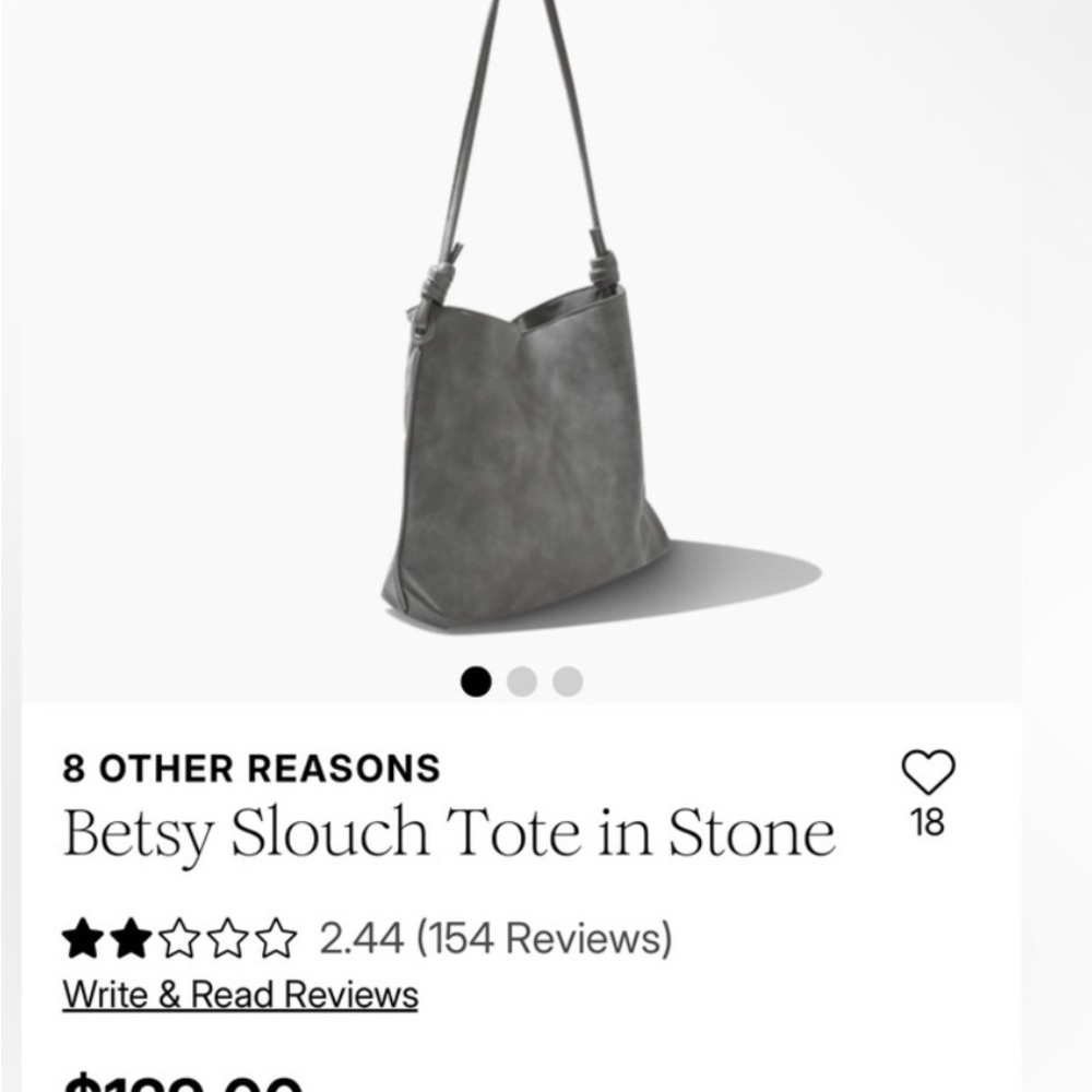 8 Other Reasons Stone Betsy Slouch Tote